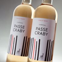 Duo de bouteilles de rosé du Château Passe Craby